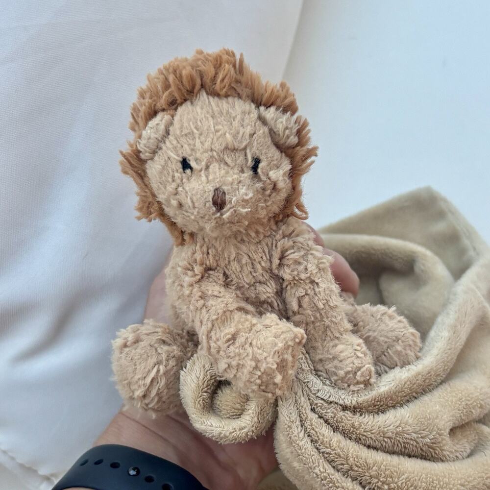 Jellycat Fuddlewuddle Lion Soother Baby Blanket Retired Rare Worn